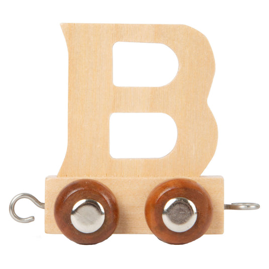Small foot - houten lettertrein - b - 12 stuks