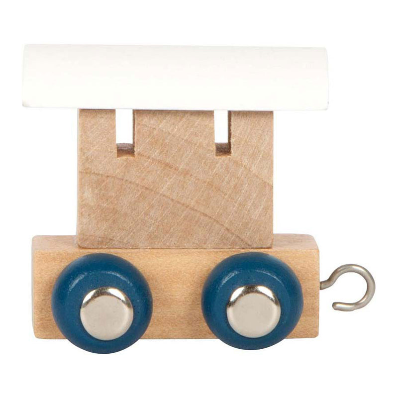 Load image into Gallery viewer, Small foot - houten lettertrein polar - wagon wit - 12 stuks
