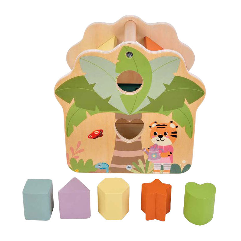 Load image into Gallery viewer, Small foot - houten vormenstoof jungle friends fsc
