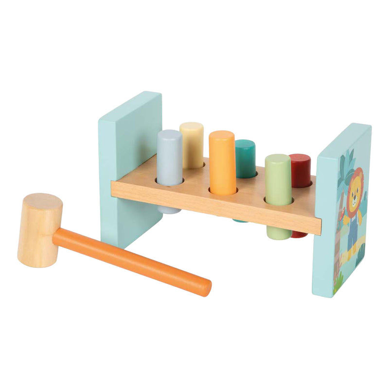 Load image into Gallery viewer, Small foot - houten hamerbank jungle friends fsc
