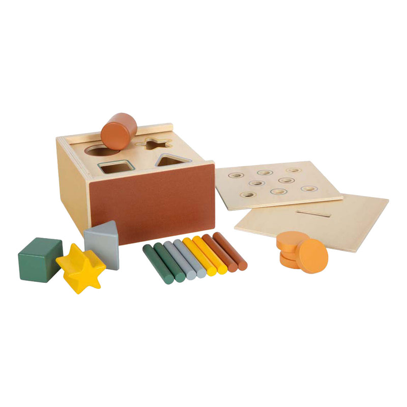 Load image into Gallery viewer, Small foot - houten montessori vormpassend spel fsc
