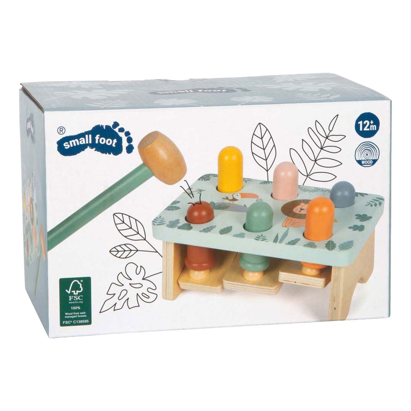 Load image into Gallery viewer, Small foot - houten hamerbank spel safari fsc
