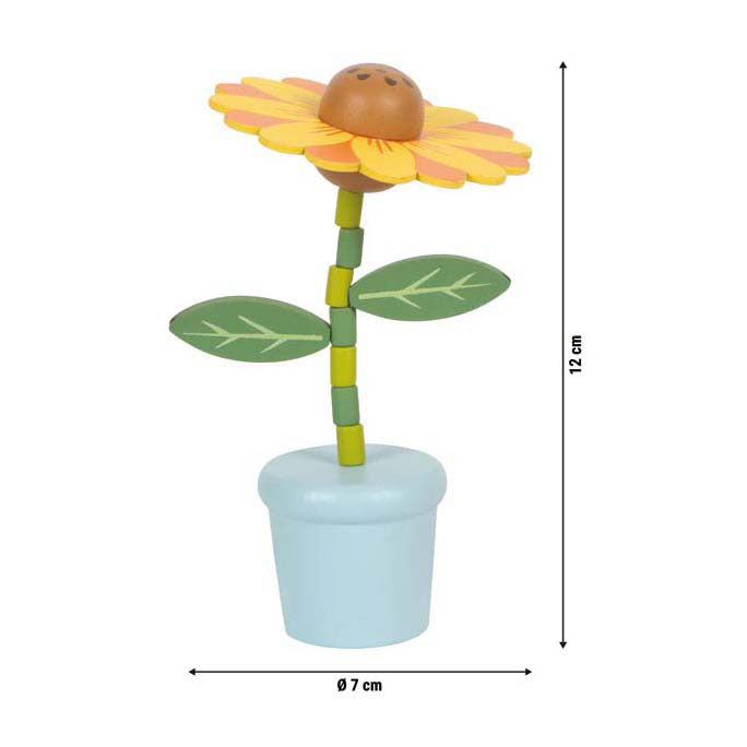 Load image into Gallery viewer, Small foot - houten dansende bloemenfiguren - 10st.
