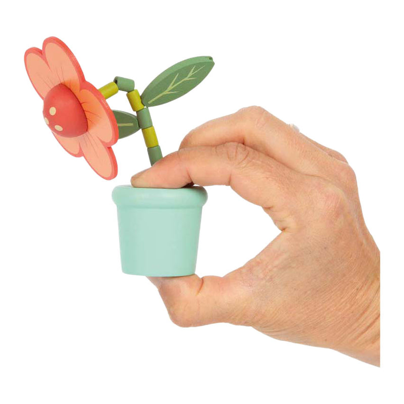 Load image into Gallery viewer, Small foot - houten dansende bloemenfiguren - 10st.
