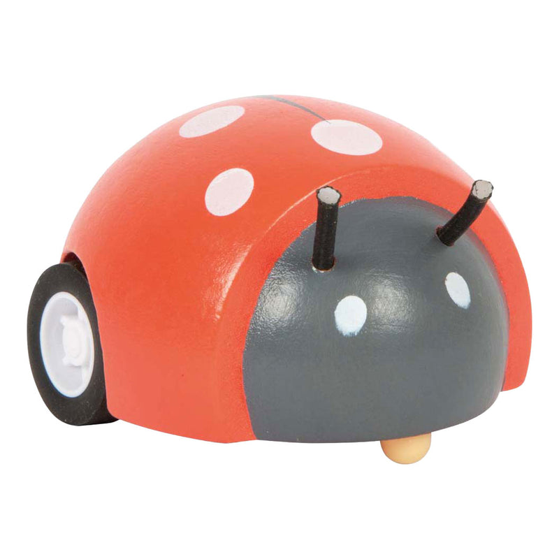 Load image into Gallery viewer, Small foot - houten pull-back dieren tiny friends - 12st.

