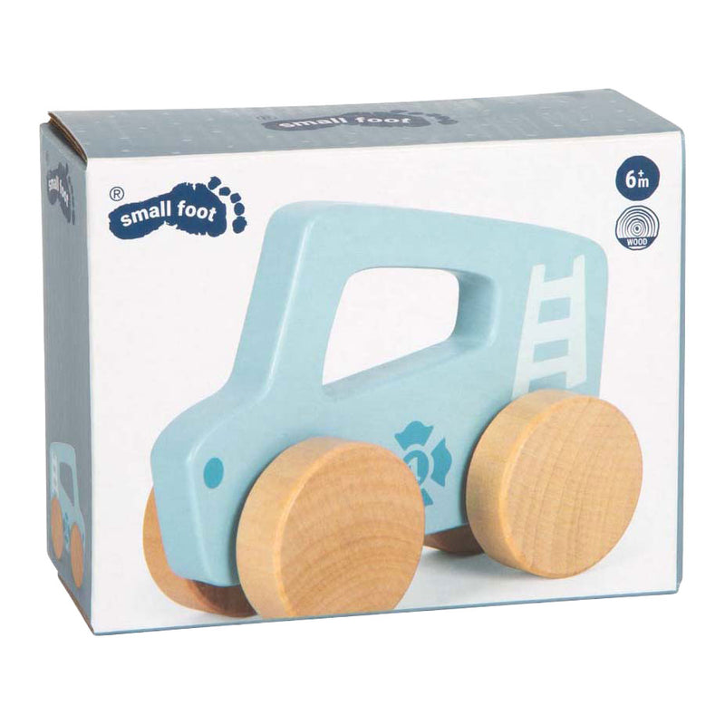 Load image into Gallery viewer, Small foot - houten duwautootje blauw
