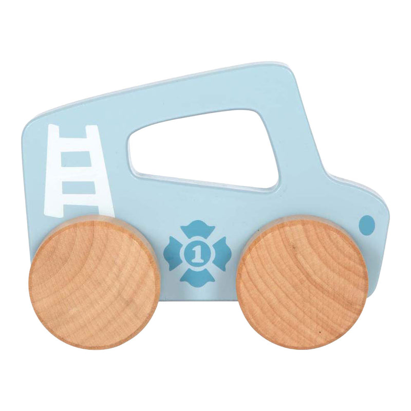 Load image into Gallery viewer, Small foot - houten duwautootje blauw
