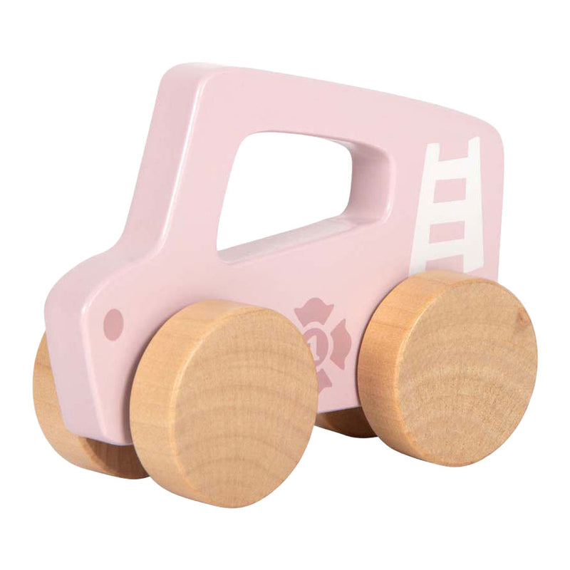 Load image into Gallery viewer, Small foot - houten duwautootje roze
