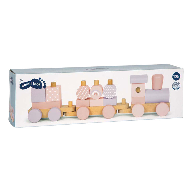 Load image into Gallery viewer, Small foot - houten trein roze
