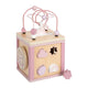 Small foot - houten motor vaardigheden kubus roze