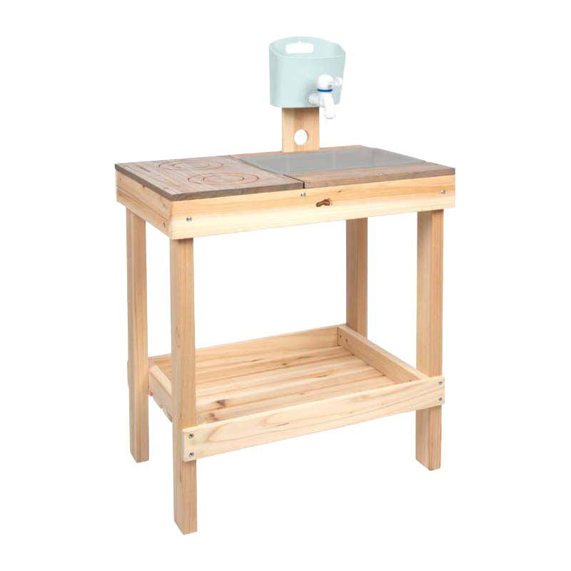Load image into Gallery viewer, Small foot - houten modderkeuken en speeltafel
