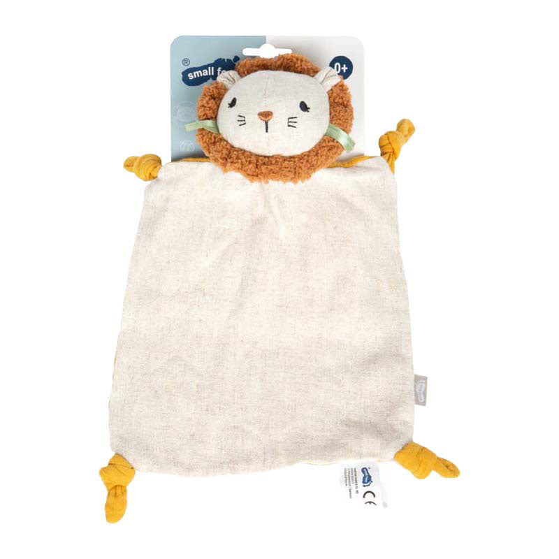 Load image into Gallery viewer, Small foot - stoffen knuffeldeken kleine leeuw
