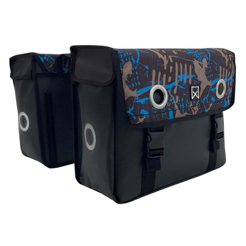 Load image into Gallery viewer, Willex Willex Fietstassen Ice Tarpaulin 30 L blauw en zwart
