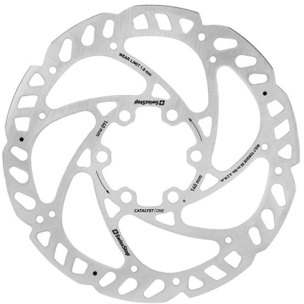 Swissstop - remschijf catalyst one 6 bolt 140mm