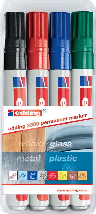 Edding viltstift 3300 schuin 1-5mm assorti