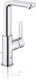Grohe lineare new wastafelkraan l - hoge uitloop - met trekwaste - chroom