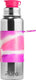 Pura sportfles 850 ml - drinkfles - bidon - plasticvrij - roest niet - vaatwasserbestendig - inclusief sportsleeve en sportdop - top is verwisselbaar - veelzijdig - roze swirl