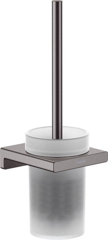 Hansgrohe addstoris closetborstelgarnituur wandmontage brushed black chrome