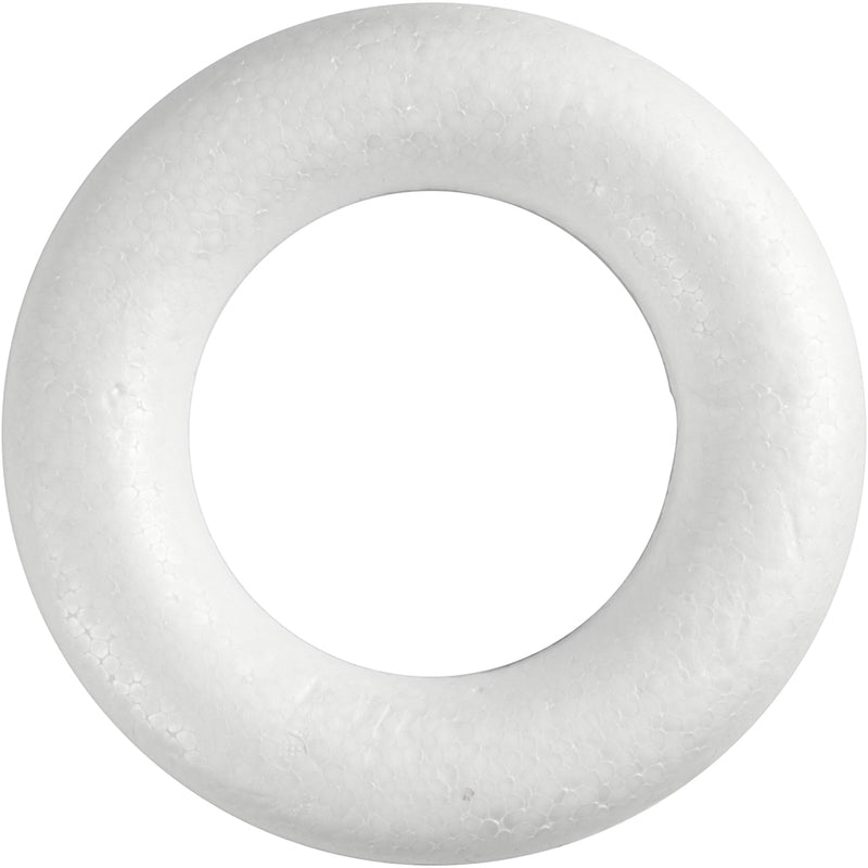 Load image into Gallery viewer, Creativ company https: www.cchobby.nl ringen-met-platte-achterkant-20-cm-25-mm-wit-1-stuk
