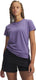 Under armour ua rival core ss-ppl dames sportshirt - paars luxe - paars luxe