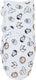 Meyco baby animal swaddle inbakerdoek gevoerd - multicolour - 0-3 maanden - 2.0 tog