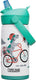 Camelbak thrive flip straw drinkfles kids - 350 ml - rvs - met rietje - isolatie waterfles - wit