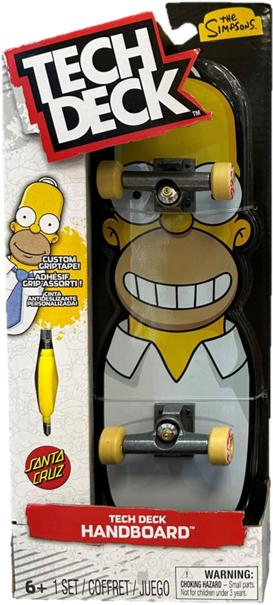 Tech deck , the simpsons handboard, authentieke miniskateboards (alleen voor gebruik met de hand)