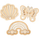 Https: www.cchobby.nl houten-vorm-met-gaten-regenboog-schelp-vlinder-afm-7-5-13-cm-6-stuk-1-doos