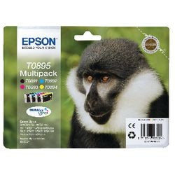 Pak4 inktcartridge bk kleuren t0895