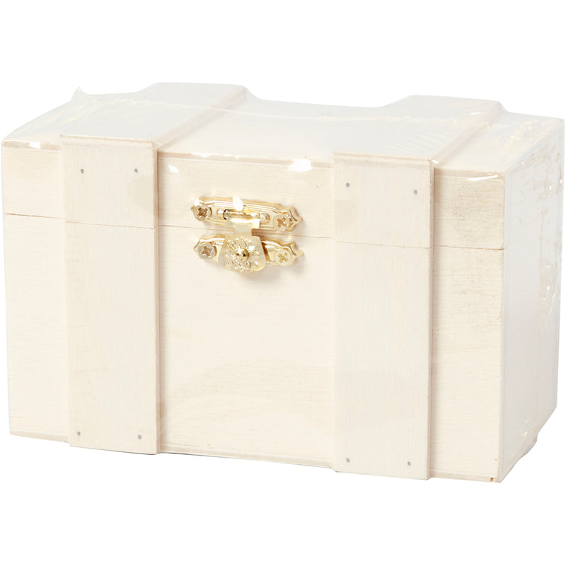 Load image into Gallery viewer, Creativ company houten schatkist, 12,5x7,5x6cm
