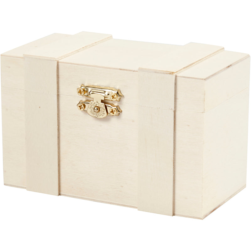 Load image into Gallery viewer, Creativ company houten schatkist, 12,5x7,5x6cm
