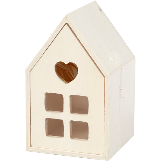Creativ company houten huis met lade, 10,8cm