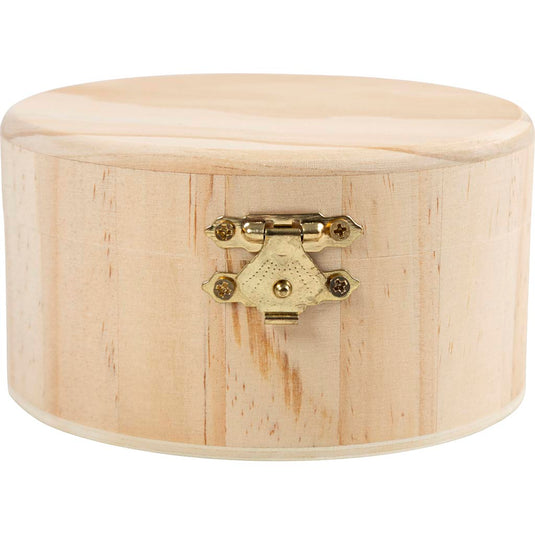Creativ company houten ronde doos 6x11cm