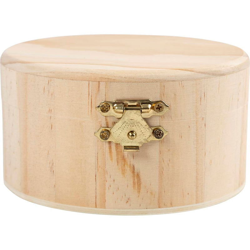 Load image into Gallery viewer, Creativ company houten ronde doos 6x11cm
