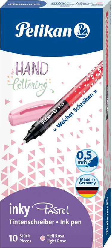 Pelikan inktpen inky 273 pastel lichtroze 10 stuks
