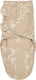 Meyco baby branches swaddle inbakerdoek gevoerd - sand - 0-3 maanden - 2.0 tog