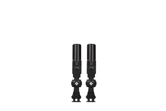 Muc-off tubeless ventiel big bore hybrid small black auto schräder ventiel 30mm