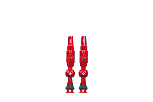 Muc-off tubeless ventiel big bore lite medium red franse presta ventiel 35mm