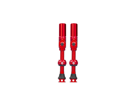 Muc-off tubeless ventiel big bore hybrid large red auto schräder ventiel 45mm
