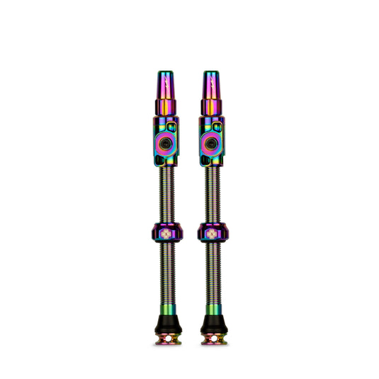 Muc-off tubeless ventiel big bore lite xxlarge iridescent franse presta ventiel 70mm