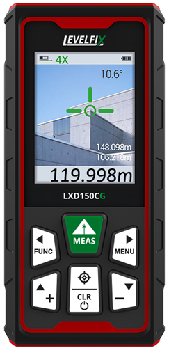 Levelfix lxd150cg digitale afstandmeter voor buiten tot 100m met camera