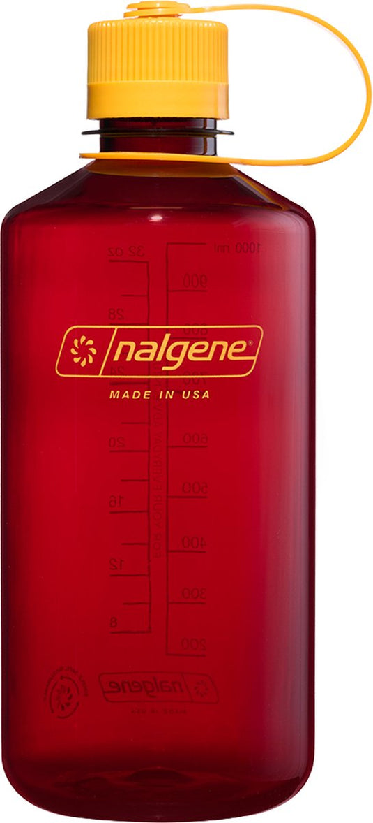 Nalgene - narrow mouth bottle - drinkfles - waterfles - lekvrij - 1000ml - bpa free - sustain - laker