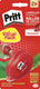 Pritt lijm roller compact | roller 4.2 x 10 mm | voordeel lijmroller blister 1+1 gratis | kantoor school lijmroller.