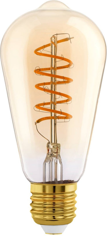 Eglo amber led lamp - e27 - ø 6,4 cm - 4w - 2200k