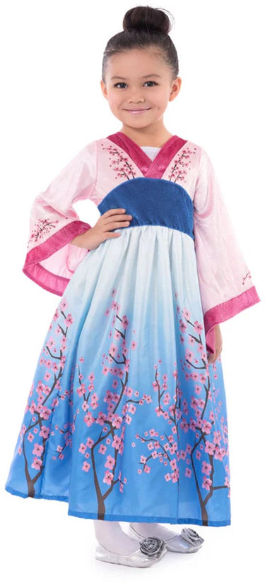 Little adventures - cherry blossom princess jurk – maat 110-122