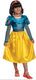 Disguise disney - snow white live action, sneeuwwitje live action jurk klassiek, maat m (7-8 jaar)