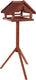Flamingo voederhuis met staander hafnir hout – 42cm l x 40.5cm b x 119cm h, gemaakt van dennenhout, waterbestendig, sterk en duurzaam