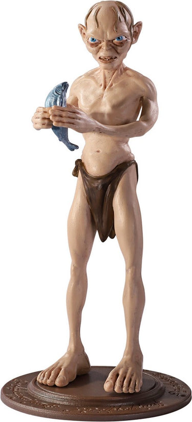 The noble collection lord of the rings gollum bendyfig figurine
