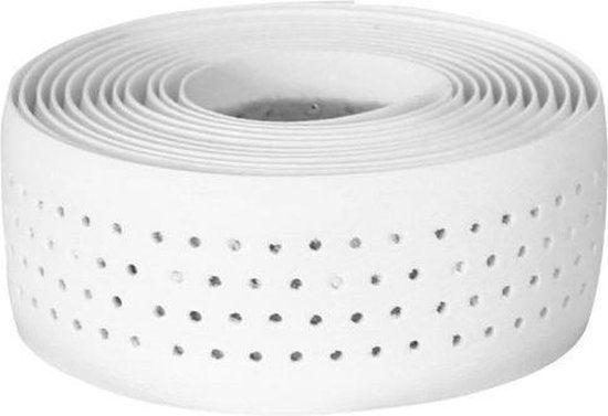 handlebar tape perforated 190 cm 2 pieces matt white