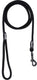 Rebel petz hondenriem - zwart - s - 8mm x 140cm
